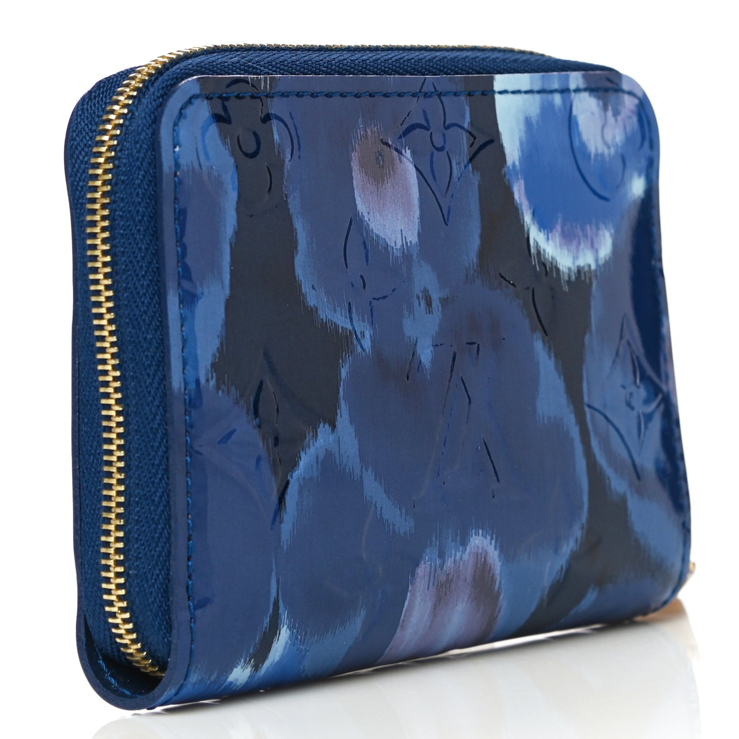 Vernis Ikat Zippy Coin Purse Grand Blue