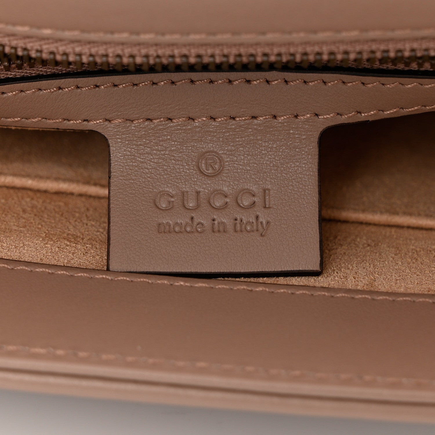 Gucci Calfskin Matelasse GG Marmont Clutch Porcelain Rose 6 of 7