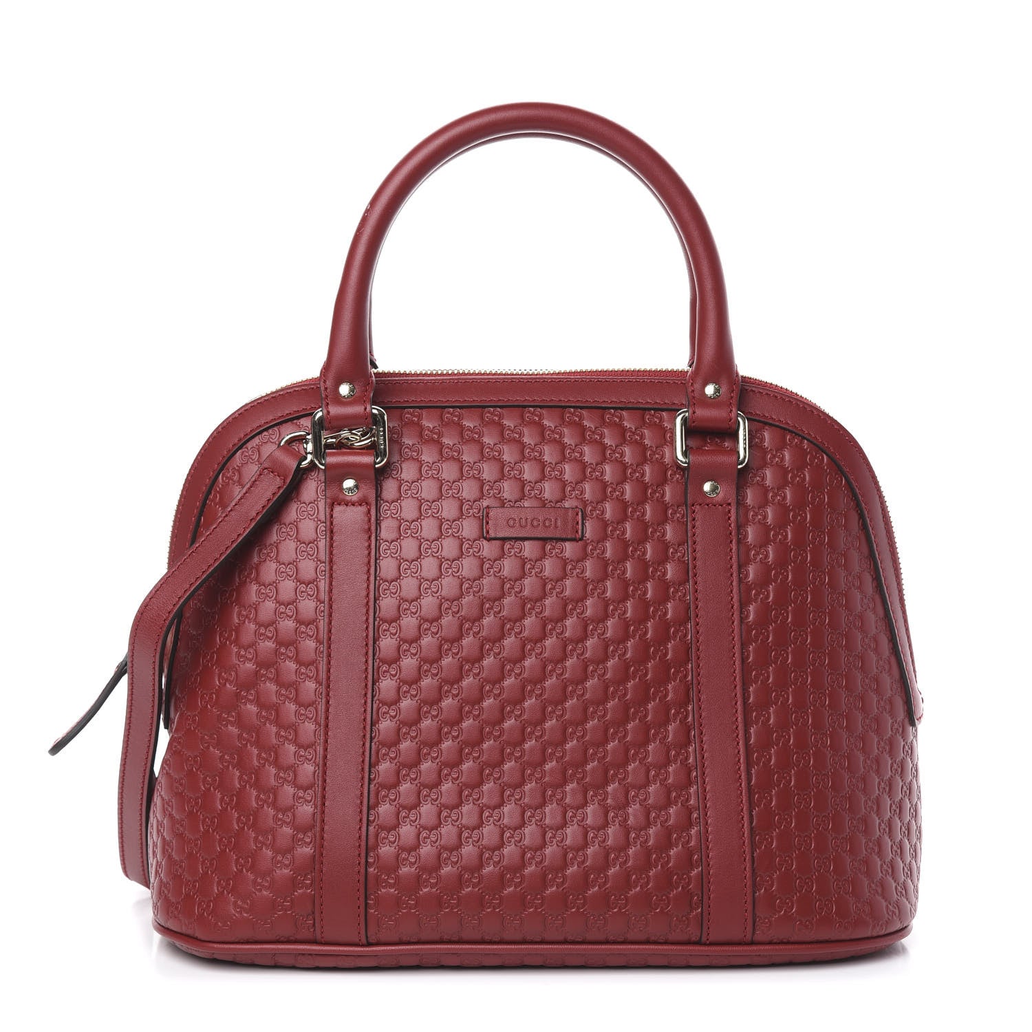 Gucci Microguccissima Medium Dome Bag Red 1 of 10
