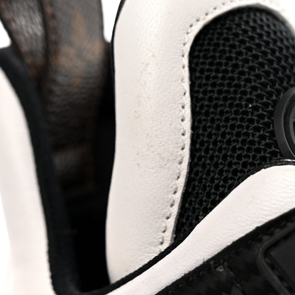 Louis Vuitton Calfskin Technical Nylon LV Archlight Sneakers 37 Black White 16 of 16