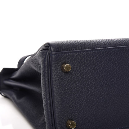 Hermes Togo Kelly Retourne 28 Bleu Nuit 25 of 33