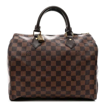 Louis Vuitton Damier Ebene Speedy 30 1 of 10