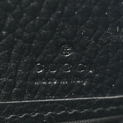 Gucci Dollar Calfskin GG Supreme Monogram Petite GG Marmont Wallet Chain Bag Black Beige Ebony 7 of 12