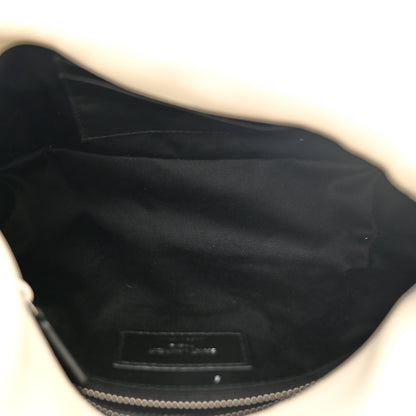 Saint Laurent Lambskin Quilted Toy Loulou Puffer Monogram Chain Satchel Crema Soft 5 of 10