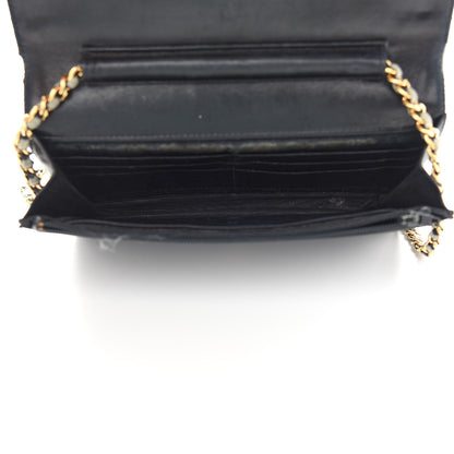 Chanel Caviar Timeless CC Wallet On Chain WOC Black 5 of 14