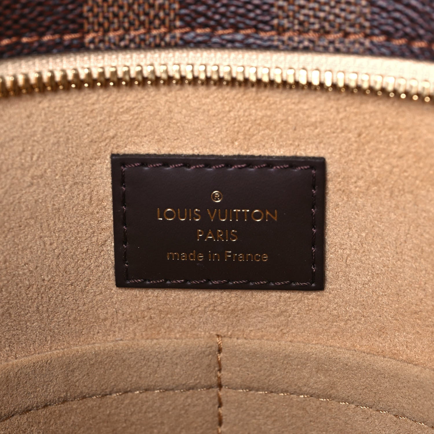 Louis Vuitton Damier Ebene Jersey Creme 6 of 12