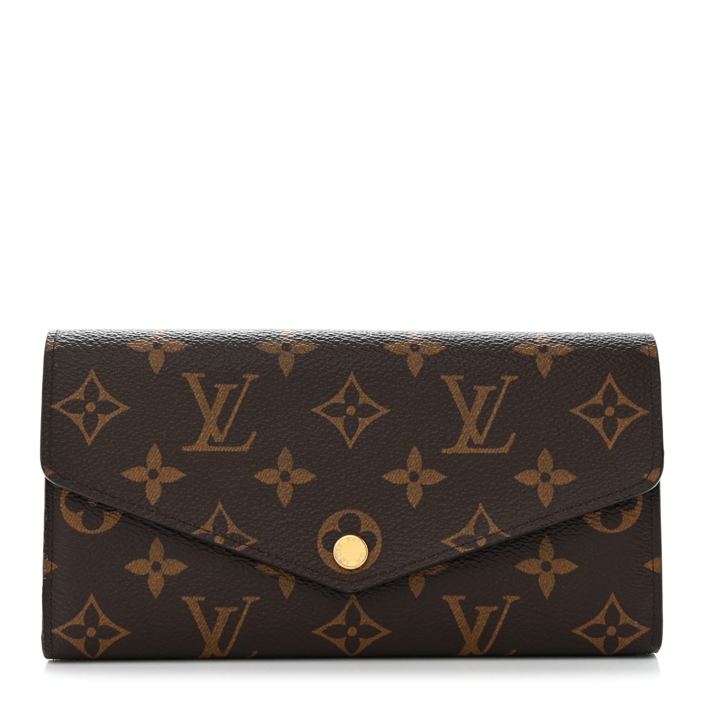 LOUIS VUITTON Monogram Sarah Wallet NM Fuchsia