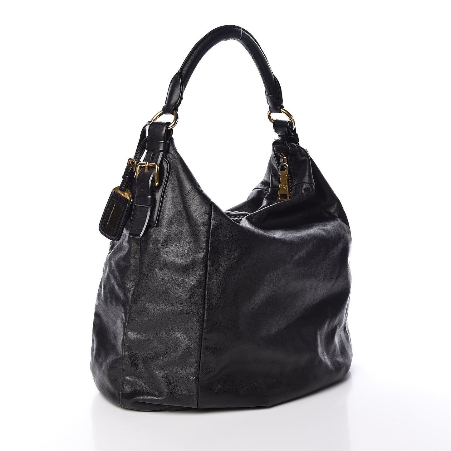 Soft Calfskin Hobo Black