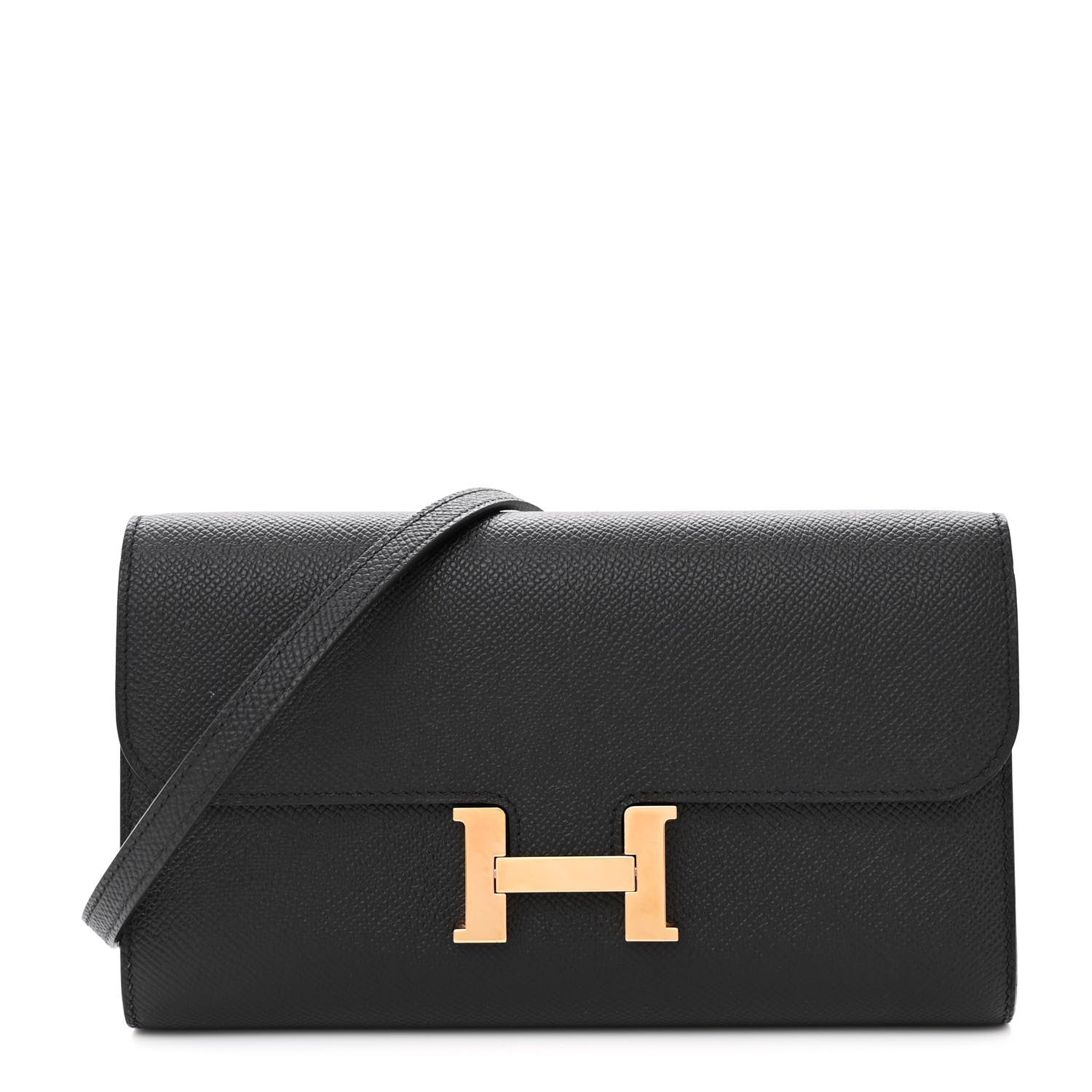 Hermes Epsom Constance Wallet To Go Black 1 of 12