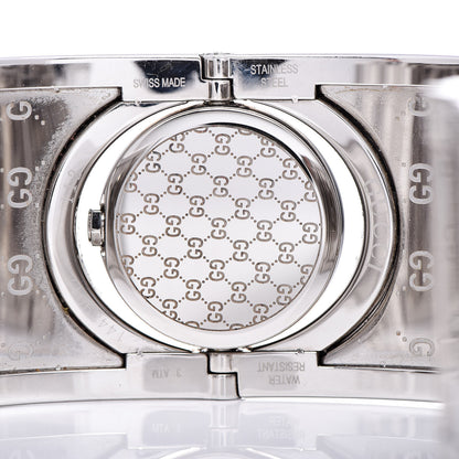 Gucci Stainless Steel Calfskin 33mm Twirl Quartz Watch Brown 5 of 5