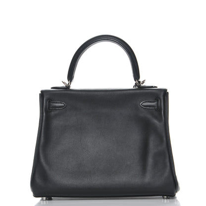 Hermes Swift Kelly Retourne 25 Black 5 of 27