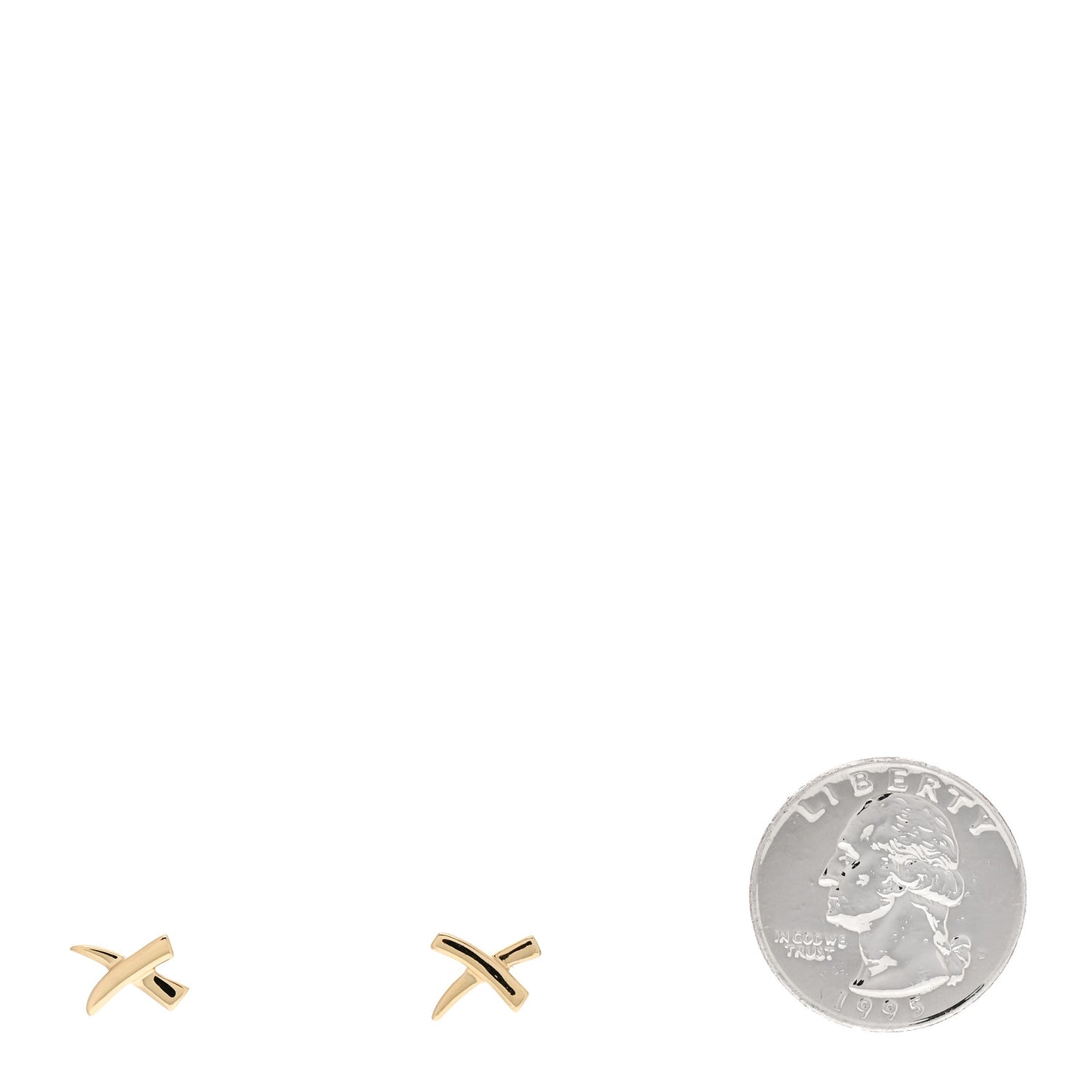 18K Yellow Gold Paloma's Graffiti X Earrings