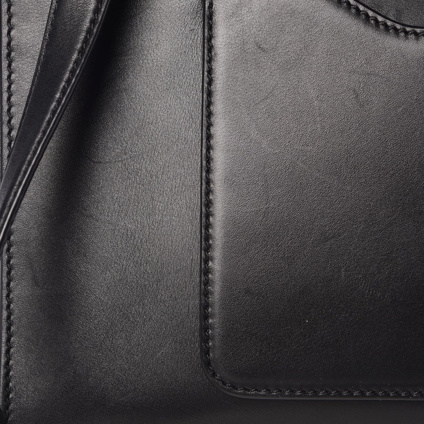 Calfskin Studded Large JoyLock Satchel Black