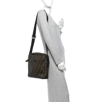 Fendi Zucca Spalmati Messenger Bag Tobacco 2 of 12
