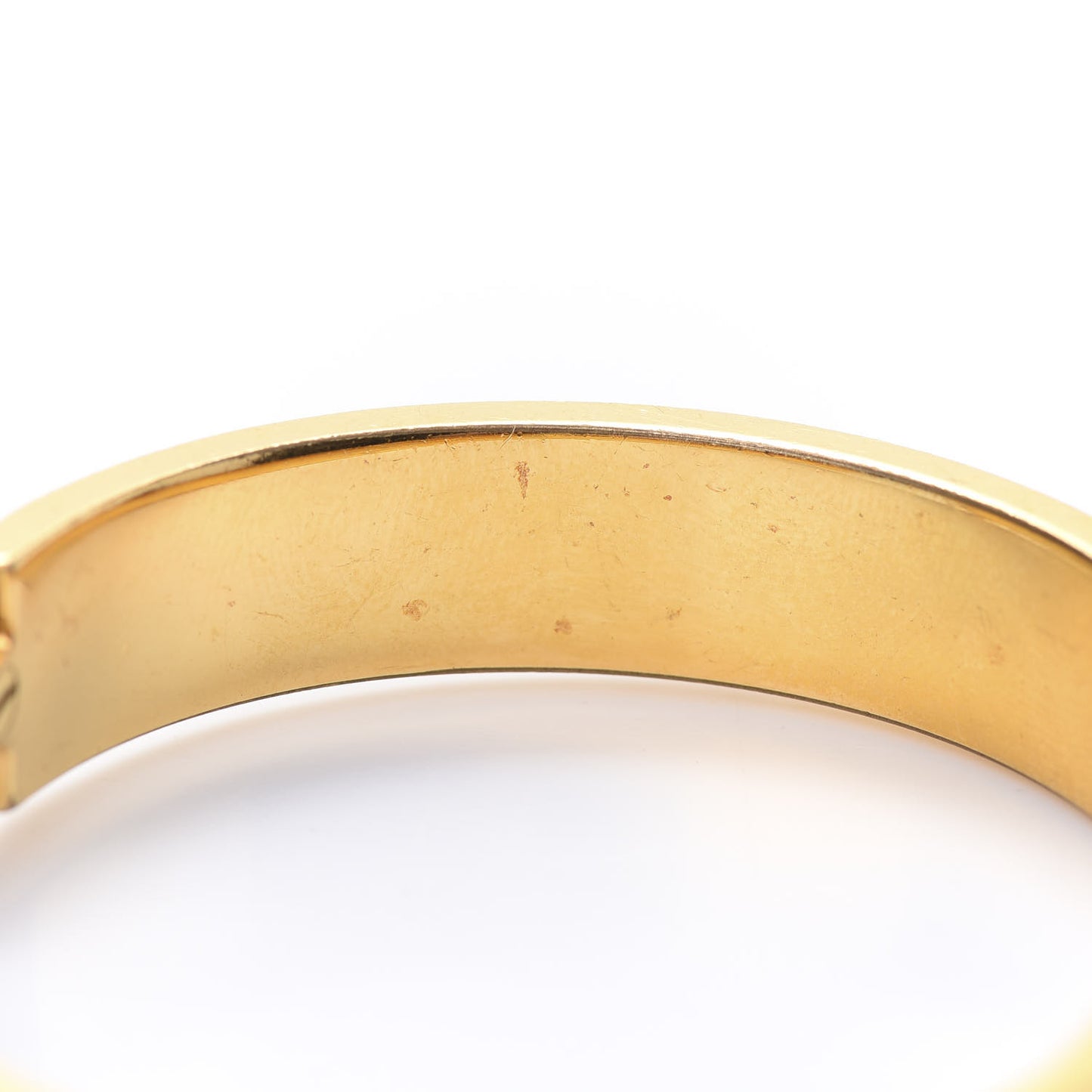 Enamel Narrow Clic Clac H Bracelet GM Black