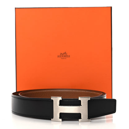 Hermes Box Togo 32mm H Belt 95 Black Gold 6 of 6