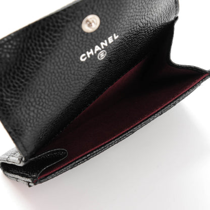 Chanel Caviar Quilted Flap Card Holder Black 5 of 8