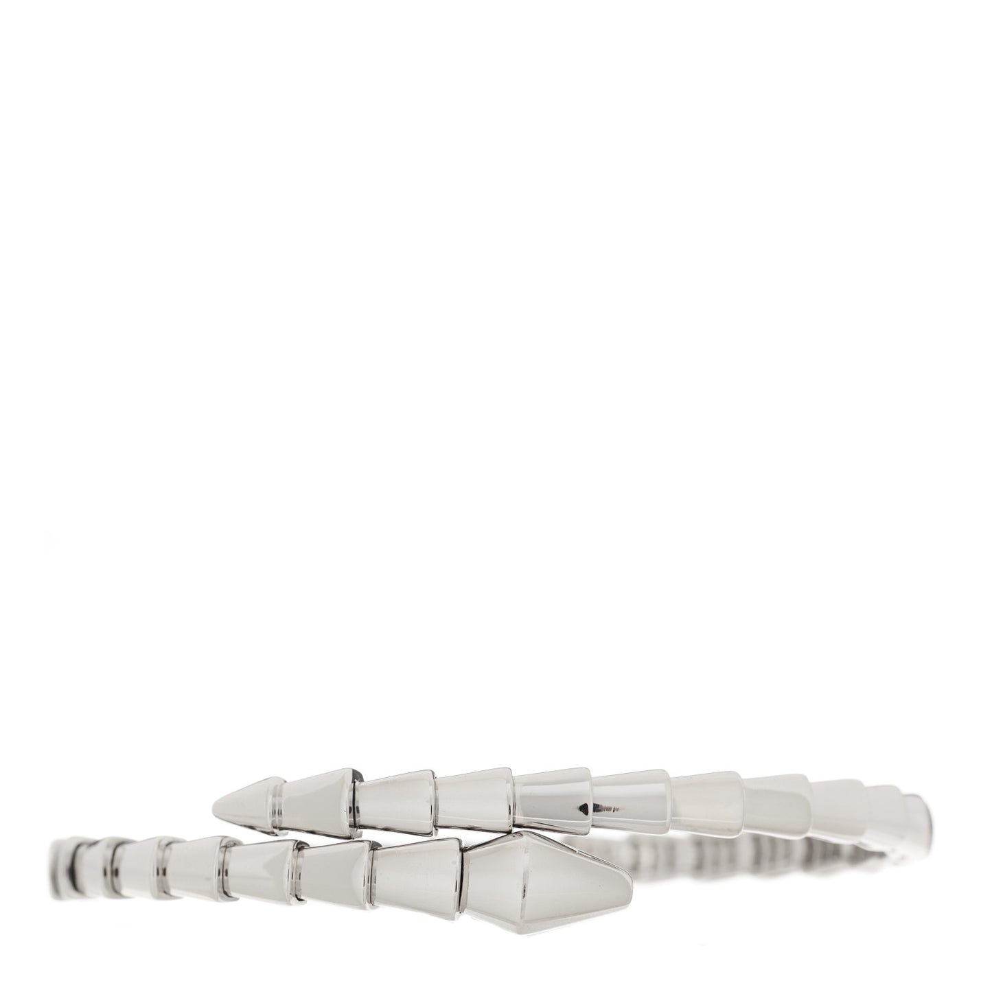 18K White Gold Serpenti Viper Bracelet M
