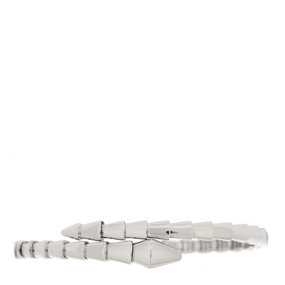 Bulgari 18K White Gold Serpenti Viper Bracelet M 1 of 3
