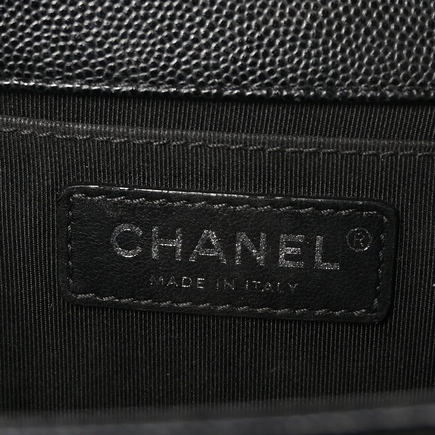 Chanel Caviar Quilted Medium Boy Flap Black 6 of 10