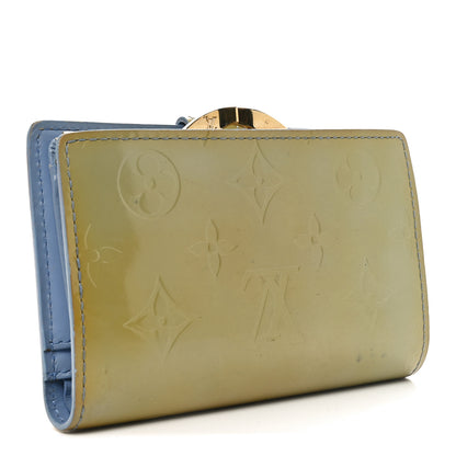 Louis Vuitton Vernis French Purse Wallet Baby Blue 3 of 6