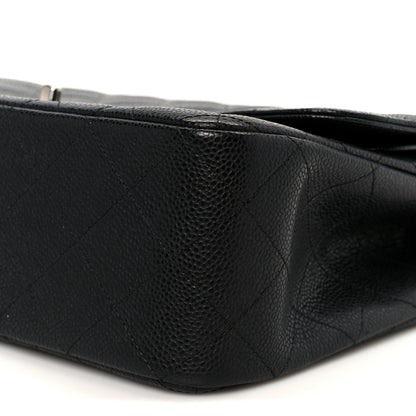 Chanel Caviar Quilted Jumbo Double Flap Black 10 of 11