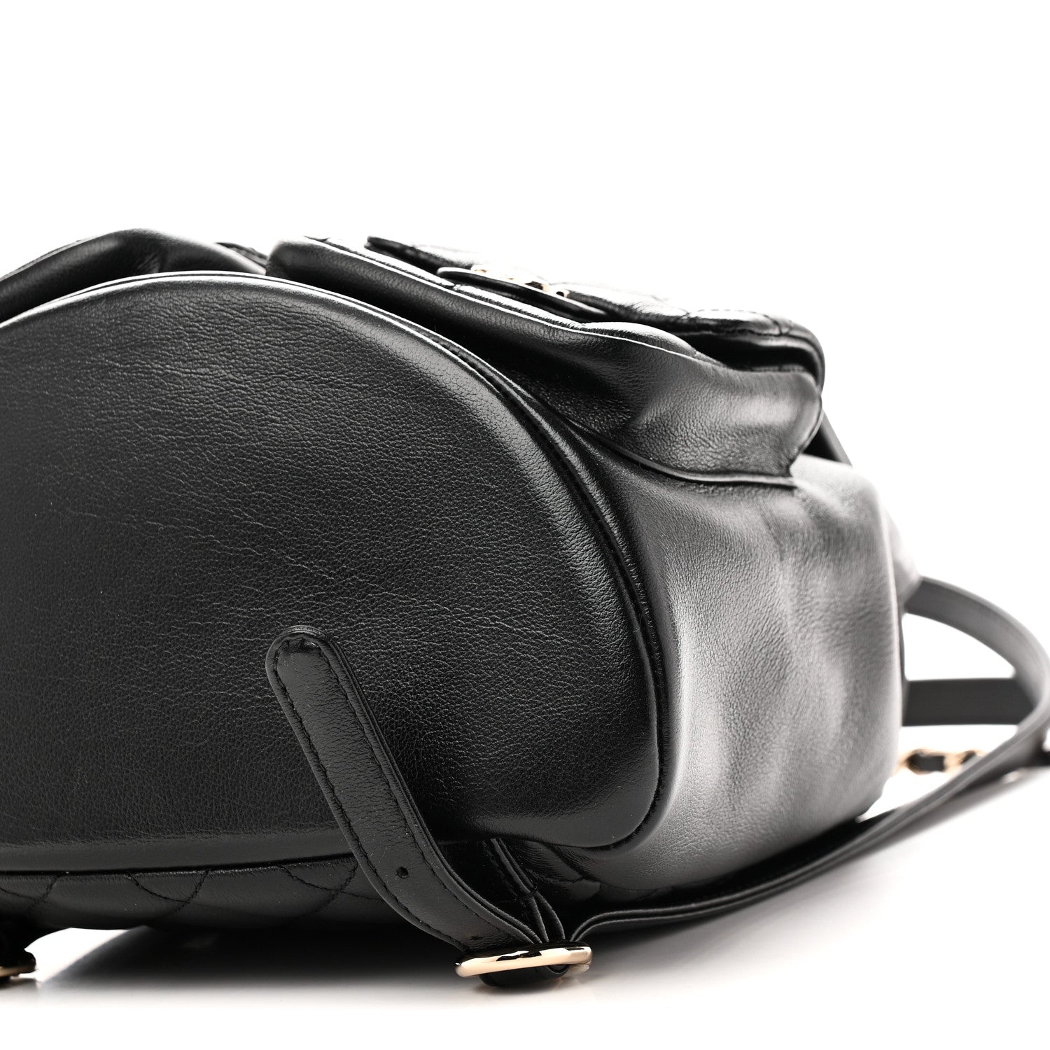 Chanel Calfskin Quilted Medium Duma Pockets Drawstring Backpack