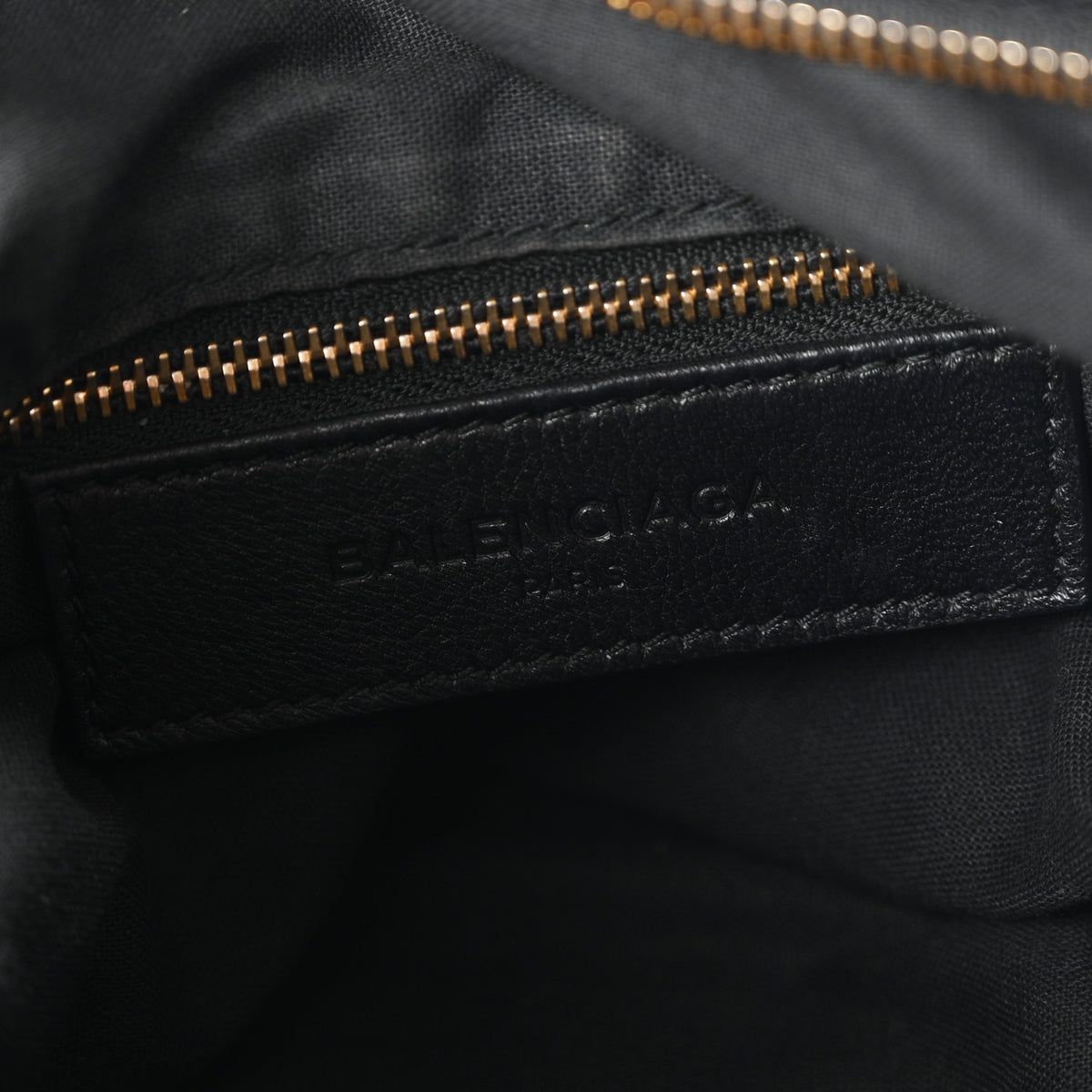 Balenciaga Chevre Gold Metallic Edge Hardware Velo Black 7 of 11