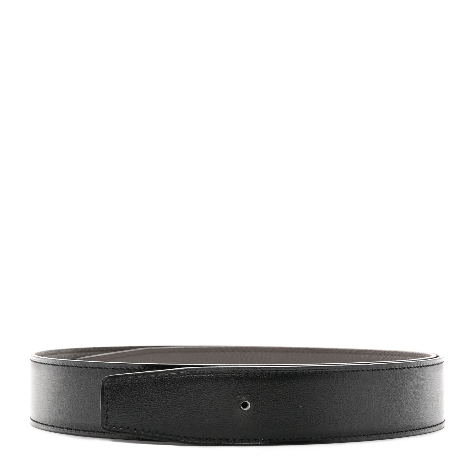 Hermes Swift Togo Belt Strap 85/34 Black Etain 1 of 8