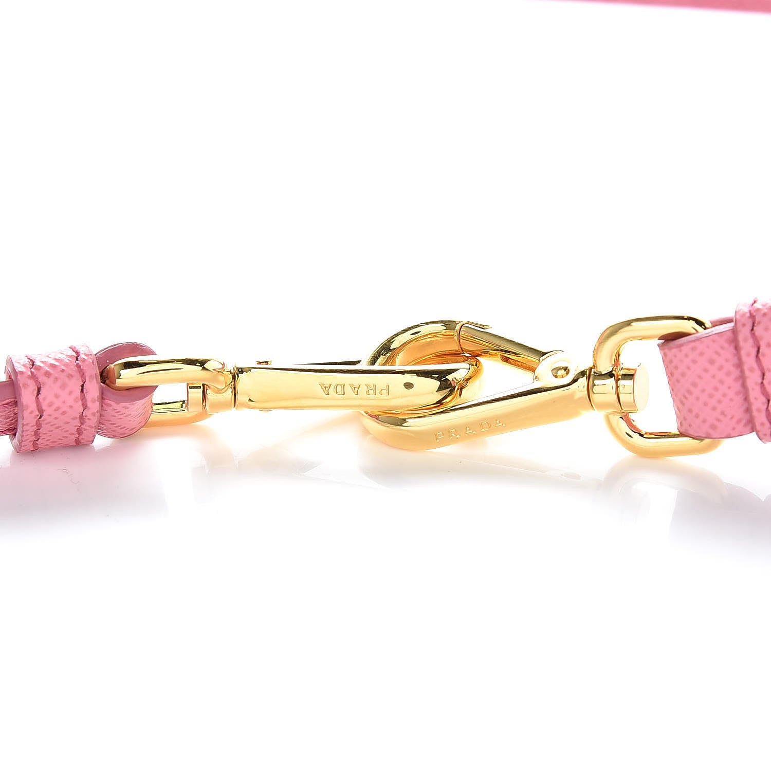 Prada Saffiano Shoulder Strap Geranio 2 of 3