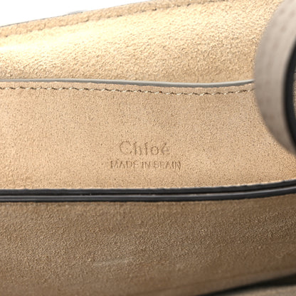 Chloe Suede Calfskin Small Faye Shoulder Bag Motty Grey 6 of 14