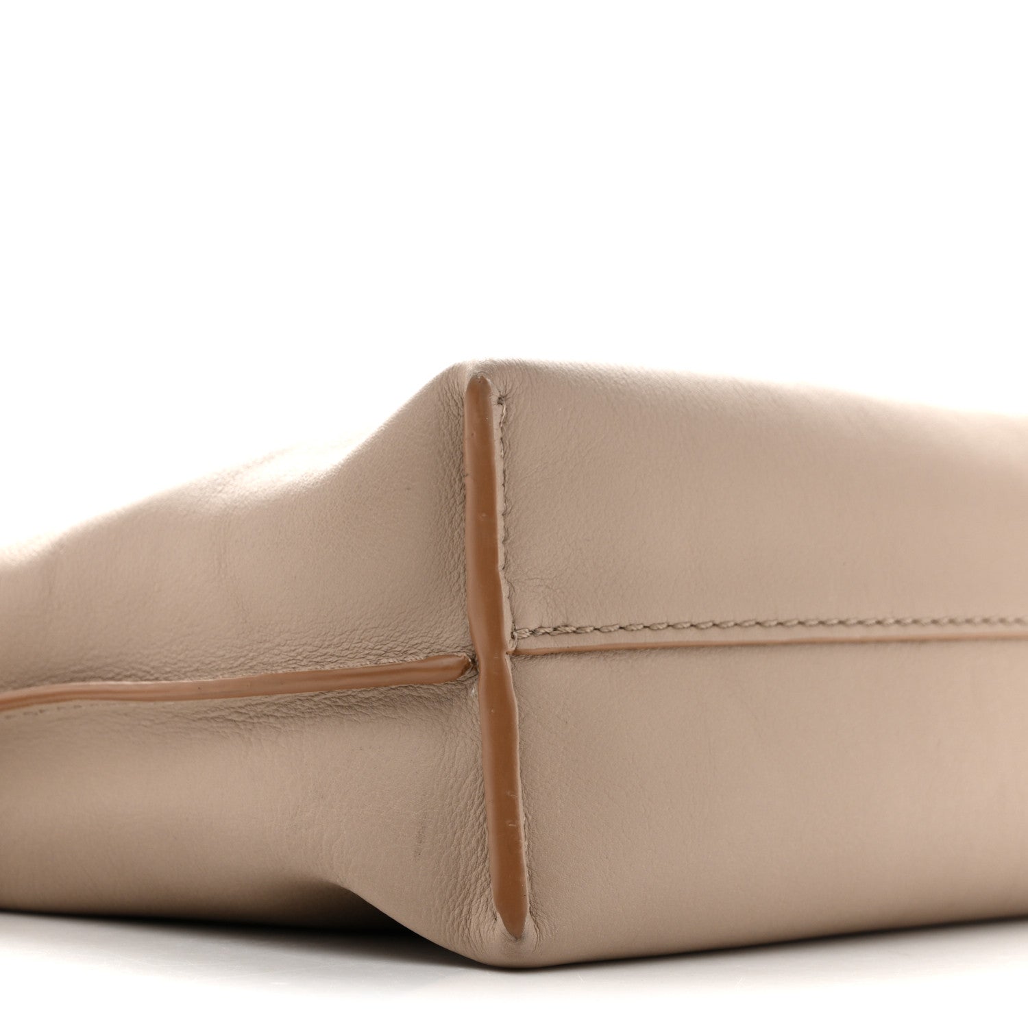 Loewe Calfskin Mini Flamenco Knot Clutch Sand 9 of 10