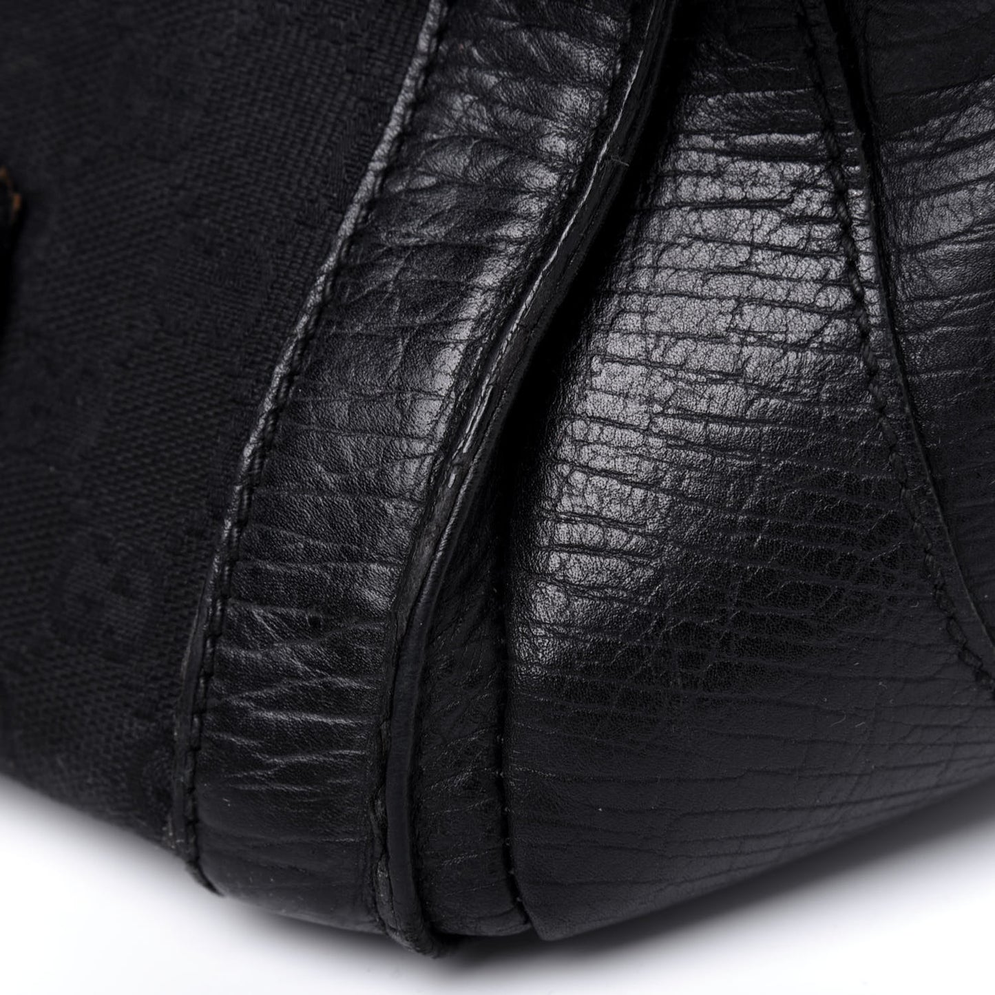 Monogram Bamboo Bullet Bag Black