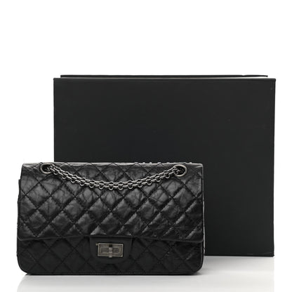 Chanel Aged Calfskin Quilted 2.55 Reissue 225 Flap Black 13 of 13