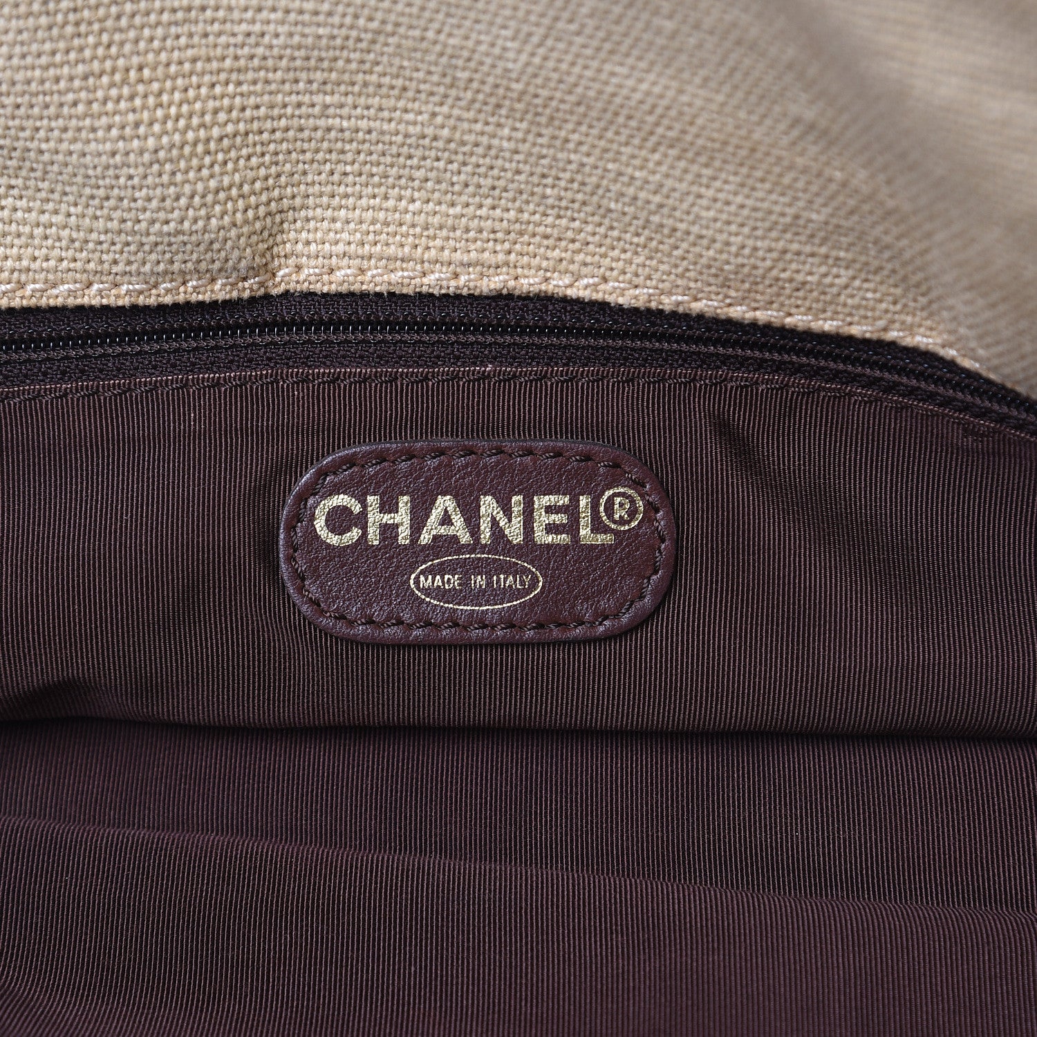 Chanel Straw Raffia Summer Tote Beige Brown 6 of 19