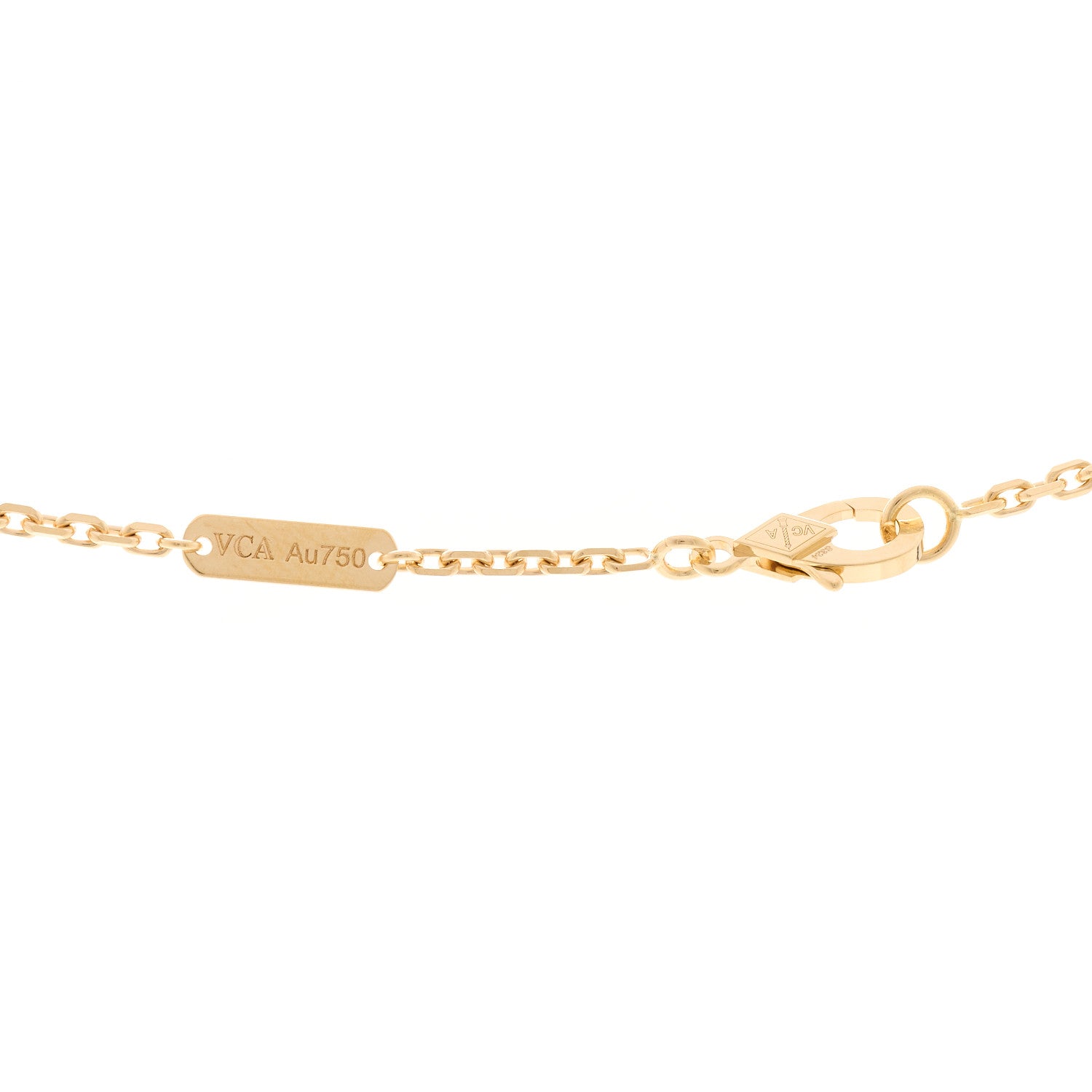 Van Cleef & Arpels 18K Yellow Gold Mother of Pearl Magic Alhambra Long Necklace 4 of 6