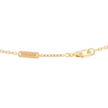 Van Cleef & Arpels 18K Yellow Gold Mother of Pearl Magic Alhambra Long Necklace 4 of 6