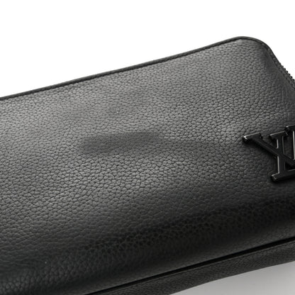 Louis Vuitton Calfskin Aerogram Alpha Wearable Wallet Black 10 of 10