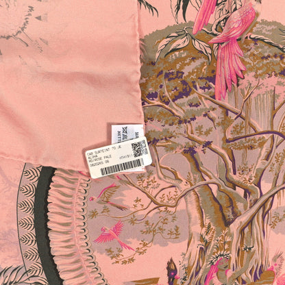 Hermes Silk Aloha Scarf 70 Rose Pale 3 of 5