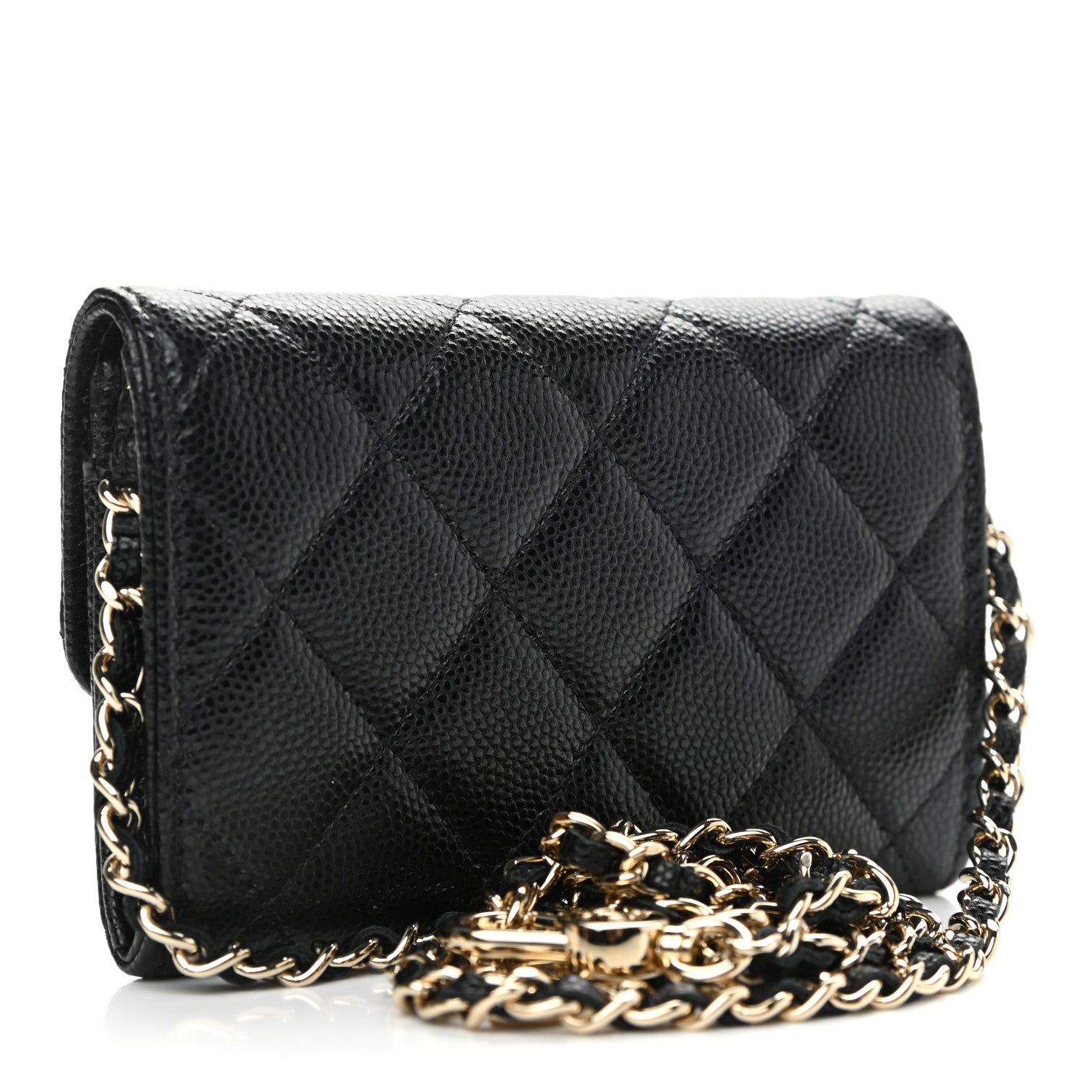 Chanel Caviar Quilted Flap Classic Belt Bag Black 3 of 10