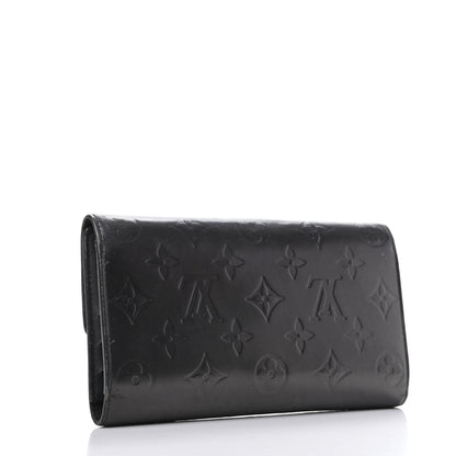 Louis Vuitton Mat Monogram Porte Tresor International Black 3 of 9