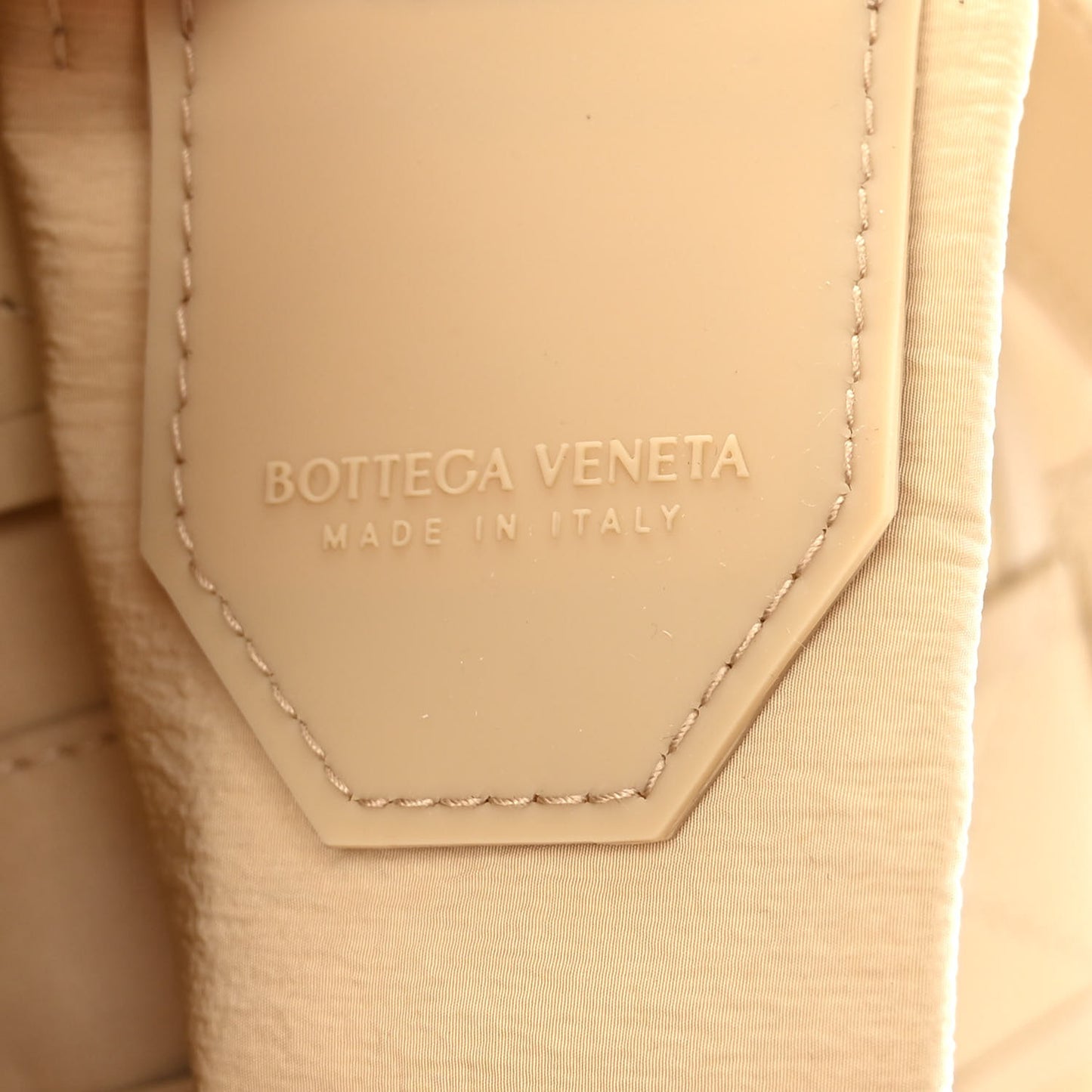Paper Calfskin Intrecciato Cassette Belt Bag Porridge