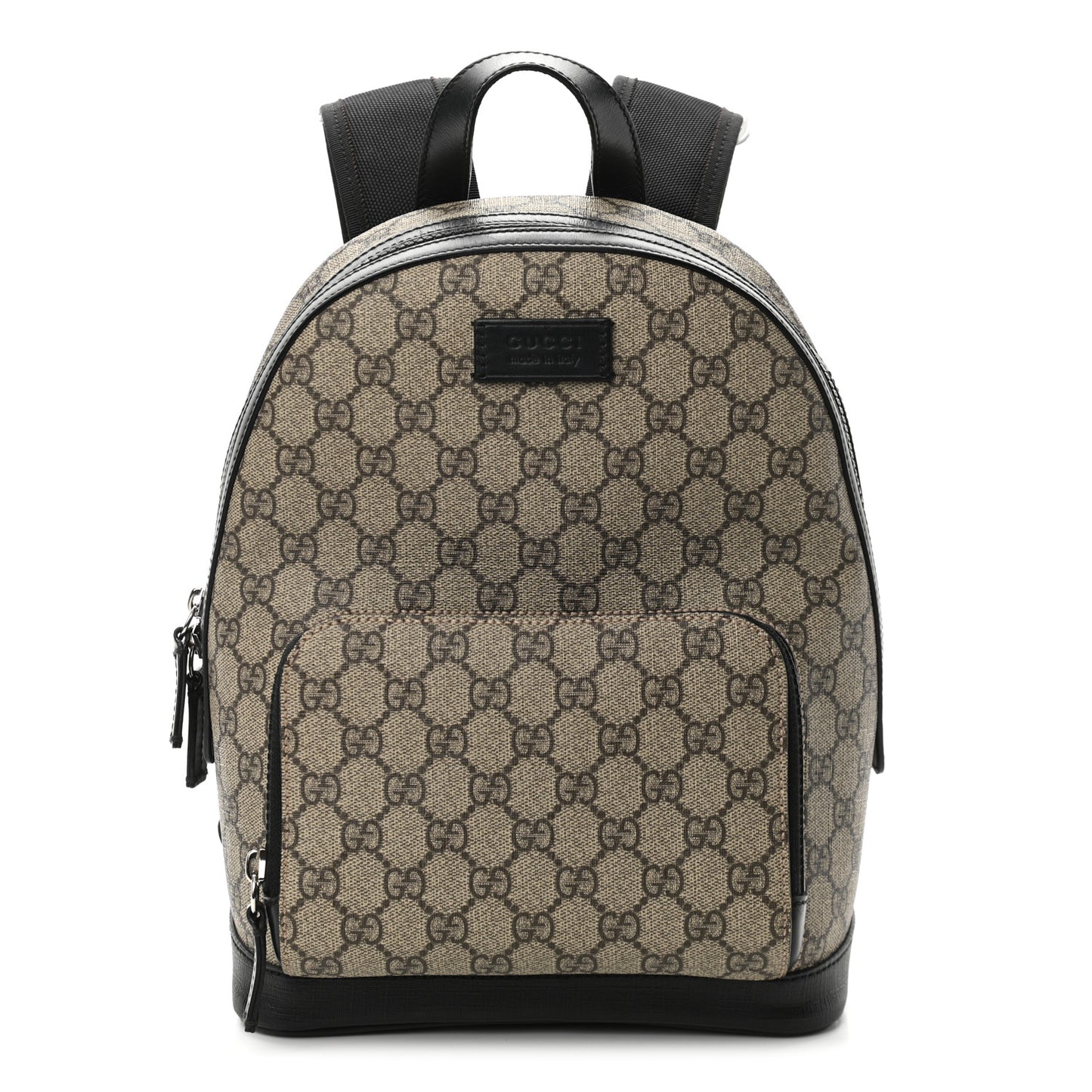 GG Supreme Monogram Small Eden Day Backpack Black