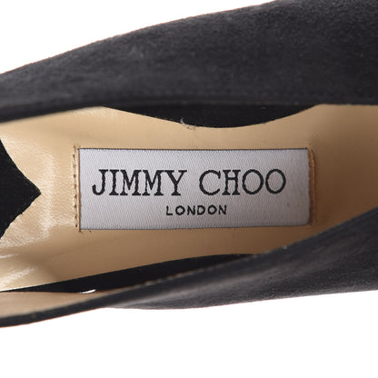 Jimmy Choo Suede Shar 100 Pumps 36 Black 8 of 11