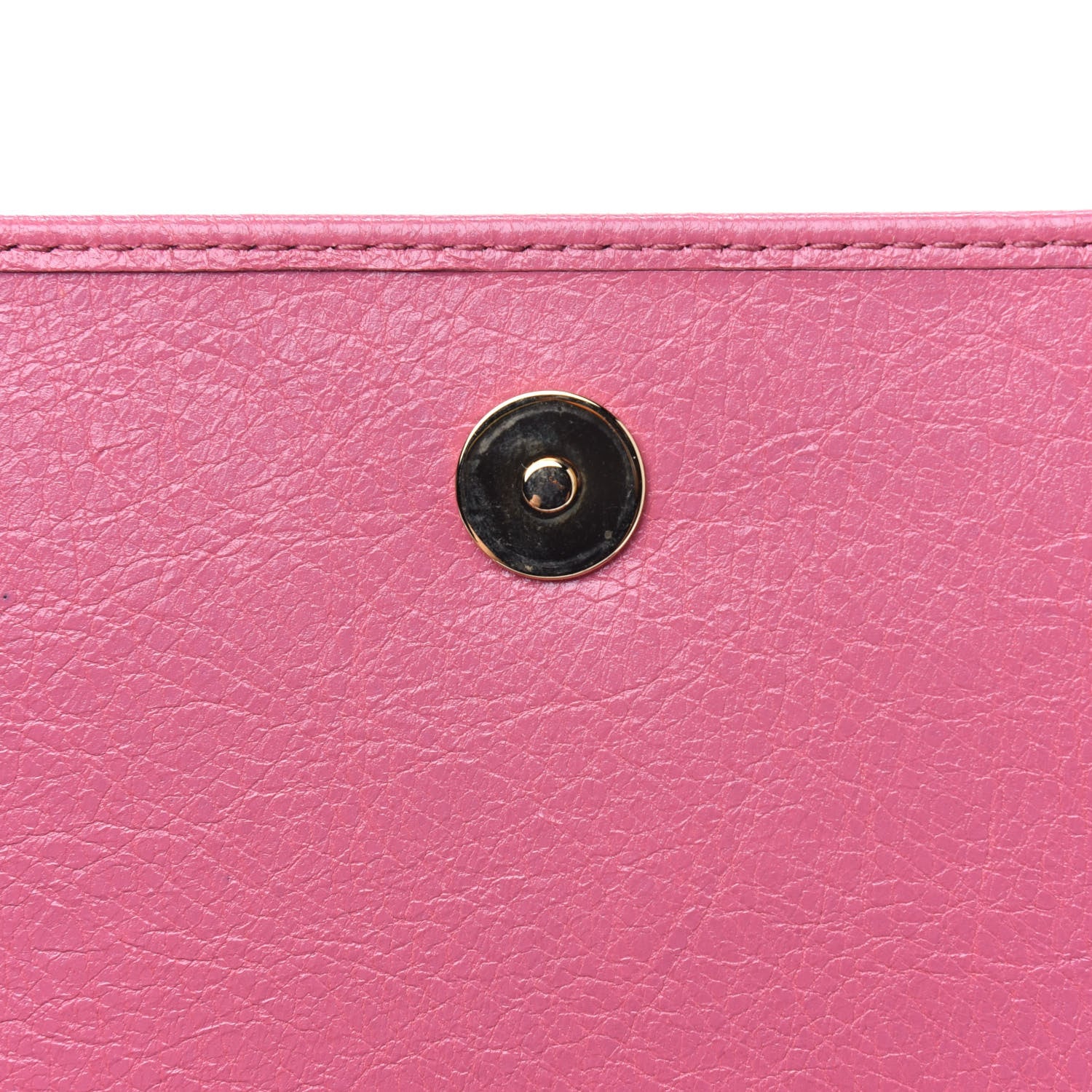 Balenciaga Agneau Giant 12 Gold Hardware Money Wallet Rose Hortensia 7 of 11