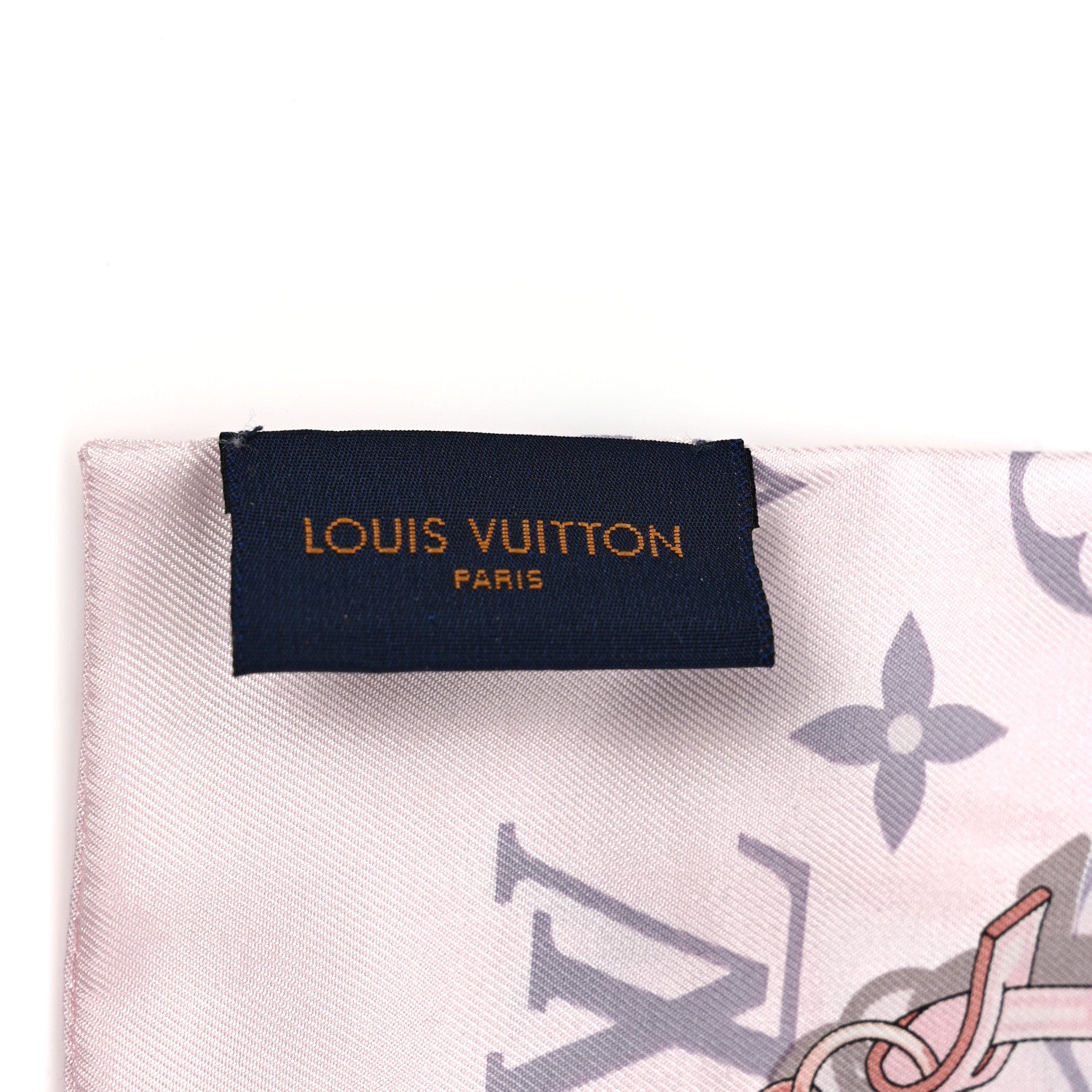 Louis Vuitton Silk Monogram Confidential Bandeau Light Pink 4 of 5