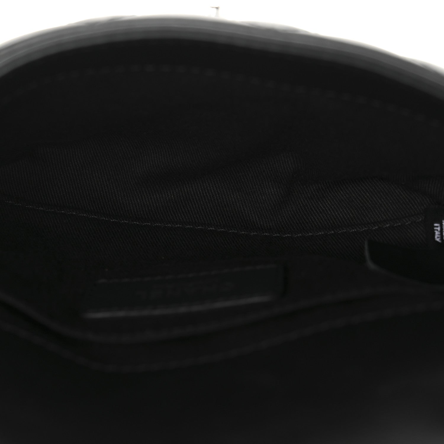 Chanel Calfskin Quilted CC Uniform Flap Belt Bag Black 5 of 11