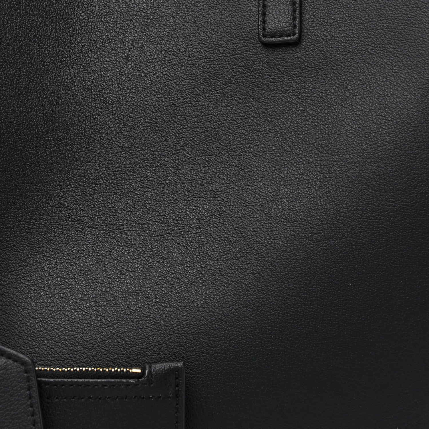 Saint Laurent Calfskin Large Shopping Tote Black 9 of 14