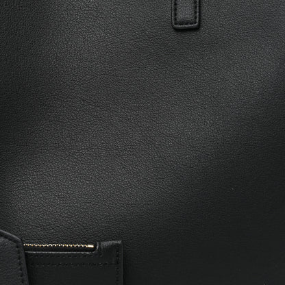Saint Laurent Calfskin Large Shopping Tote Black 9 of 14