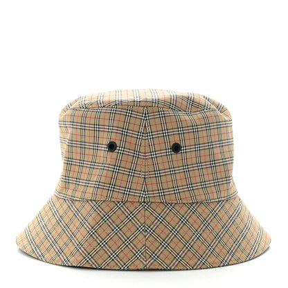 Burberry Technical Cotton Micro Check Bucket Hat M 4 of 8